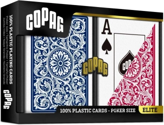 Karty do pokera Copag Elite Jumbo Face set 2x55 - Cartamundi