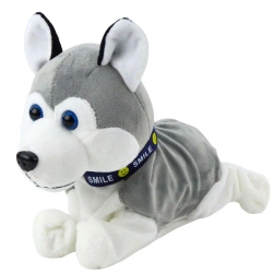 Pies pluszowy interaktywny Husky na baterie - Leantoys