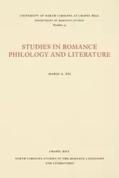 Studies in Romance Philology and Literature - Pei Mario A.
