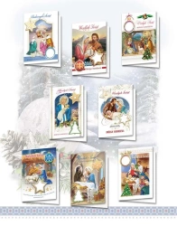 Karnet B6 BN z elem. i opłatk. Religia (10sz) MIX - Top Graphic