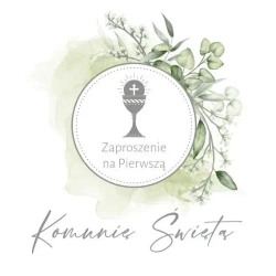 Zaproszenie Komunia (10szt) - Armin Style