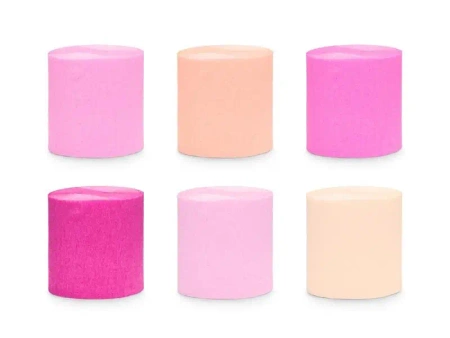 Bibuła marszczona Party deco Odcienie różu