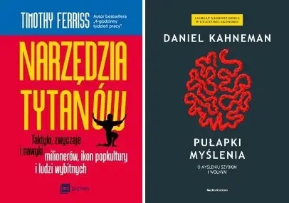 Narzędzia tytanów + Pułapki myślenia PAKIET 2 - Timothy Ferriss