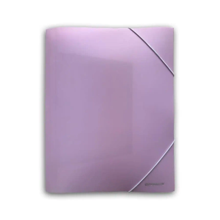 Teczka A4z gumką PP-102 Penmate fioletowa pastelowa