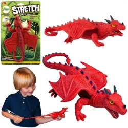 Dinozaur smok czerwony do rozciągania - Trifox