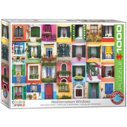 Puzzle 1000 Mediterranean Windows 6000-5350 - Eurographics
