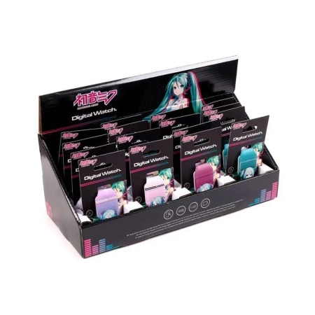 Zegarek cyfrowy silikonowy Hatsune Miku MIX - Puckator