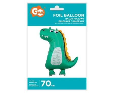 Balon foliowy Dinozaur rysunkowy 70cm - Godan