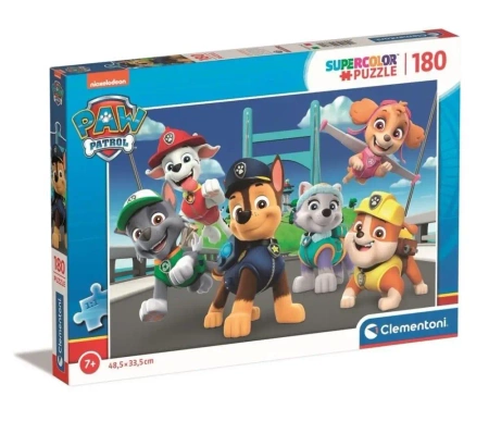Puzzle 180 Super Kolor Psi Patrol - Clementoni