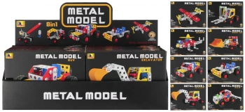 Klocki Konstrukcyjne Metalowe Pojazdy Mix Mega Creative 567506