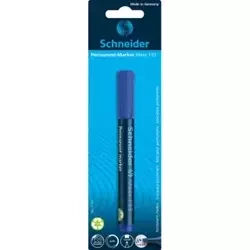 Marker permanentny Schneider Maxx 133 ścięty 1-4mm niebieski blister