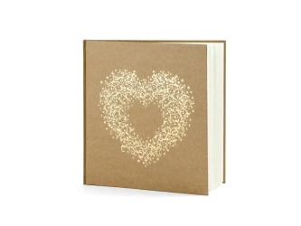 Księga Gości 22 kartki 20,5x20,5cm - PartyDeco