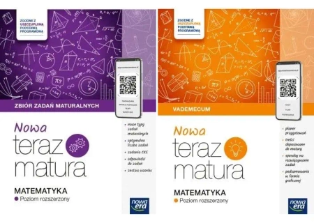 Nowa Teraz matura Matematyka Vademecum + zbiór zadań rozszerzenie 2025 - Opracowanie zbiorowe