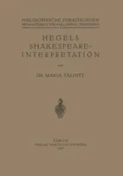Hegels Shakespeare- Interpretation - Maria Salditt