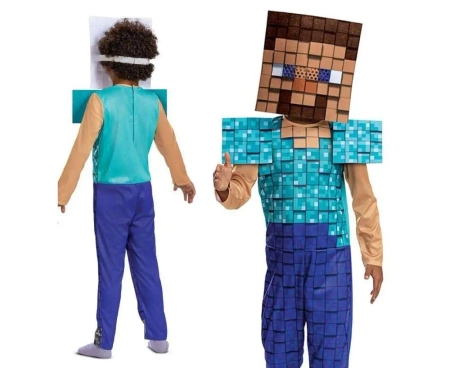 Strój Steve Plus- Minecraft (licencja) S - Godan