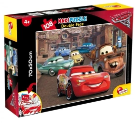 Puzzle dwustronne Supermaxi 108 Auta 3 Racer - Lisciani