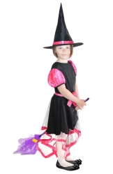 Strój dziecięcy Kolorowa czrownica L Halloween - Arpex dekoracje