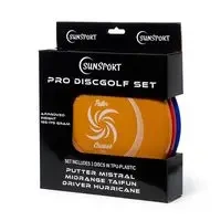 Sunsport Discgolf/Frisbee Golf zestaw 3 dysków PROFESJONALNY - Tactic