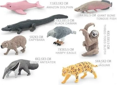 Zestaw zwierząt ameryki południowej - Merkpol