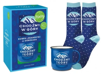 Zestaw kubek + skarpetki Góry - Pan Dragon