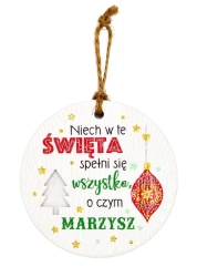 Zawieszka ceramiczna Boże Narodzenie - Kukartka