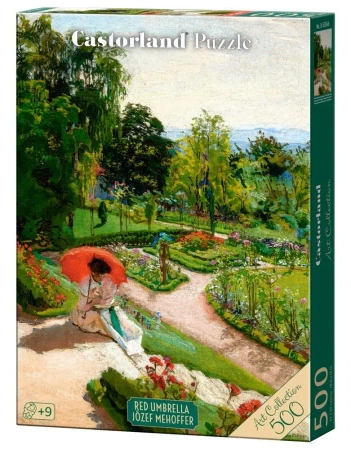 Puzzle 500 Red Umbrella, Józef Mehoffer CASTOR - Castorland