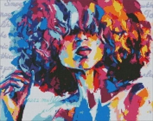 Diamentowa mozaika - Jasny obraz 40x50cm - Ideyka