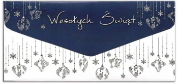 Karnet-koperta Wesołych Świąt - Trend