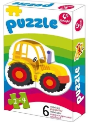 Pierwsze puzzle - Pojazdy - Kukuryku