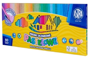 Kredki pastelowe XXL 50 kolorów ASTRA - ASTRA papiernicze