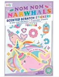 Naklejki pachnące Narwale - Kolorowe Baloniki