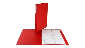 Teczka do akt osobowych 2R/3cm szeroka czerwona - Biurfol