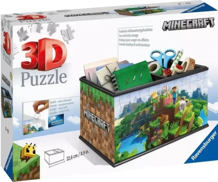 Puzzle 3D 108 Szkatułka Minecraft - Ravensburger