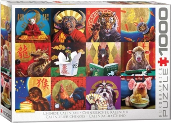 Puzzle 1000 Chinese Calendar 6000-5694 - Eurographics