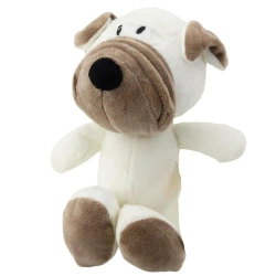 Maskotka przytulanka mops 16cm - Leantoys