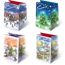 Torebki prezentowe BN T-5L S-46 Christmas Night 10 sztuk - PAW S.C.