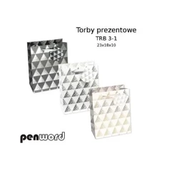 Torebka prezentowa 23x18x10cm MIX - Penword