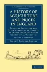 A History of Agriculture and Prices in England - Volume 6 - James Rogers