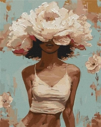 Malowanie po numerach - Kwitnące piękno 40x50cm - Ideyka