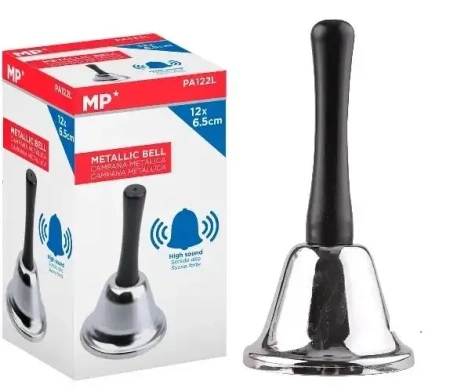 Dzwonek metalowy z rączką - MP Main Paper