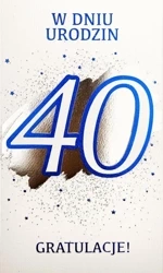 Karnet Urodziny 40 - Armin Style