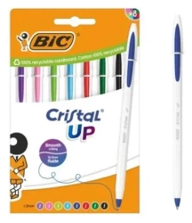 Długopis Cristal Up AST+FUN 8szt - BIC