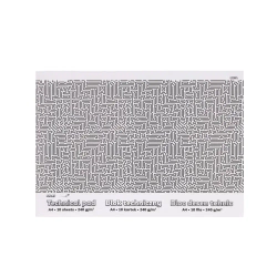 Blok techniczny A4/10K 240g Labirynt - Strigo