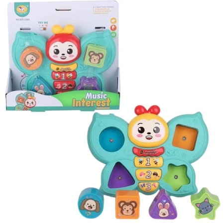 Zabawka muzyczna - motylek - Askato