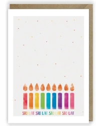 Kartka urodzinowa, eko koperta K016 - Cardie