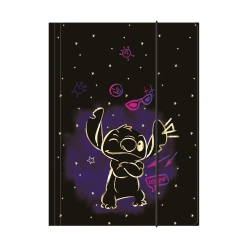 Teczka A4 z gumką Disney Gold Stitch wzór 3 - PATIO