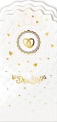 Kartka okolicznościowa Ślub DS10 - AbCard