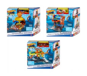 Hot Wheels City Mały zestaw z autkiem - Mattel