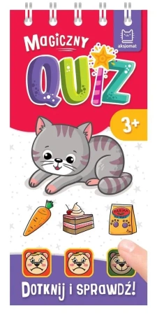 Magiczny quiz z kotkiem. Dotknij i sprawdź - Anna Podgórska