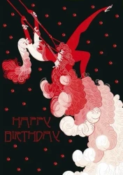 Karnet B6 z kopertą Urodziny Trapez - Madame Treacle